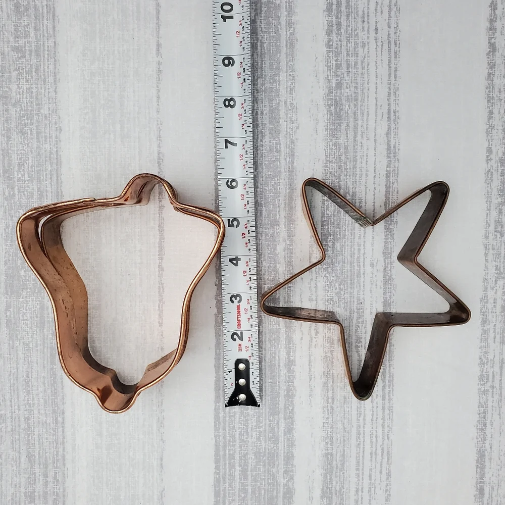 Vintage Copper Cookie Cutters *